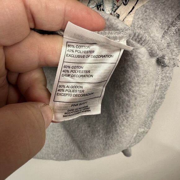 Disneyland Hotel Sweatshirt Gray Embroidery Minnie Mouse Womens Shirt Sz M - Picture 6 of 6